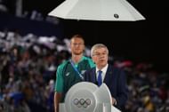 President Thomas Bach speaks during the opening ceremony in Paris, France. (Photo Getty Images)